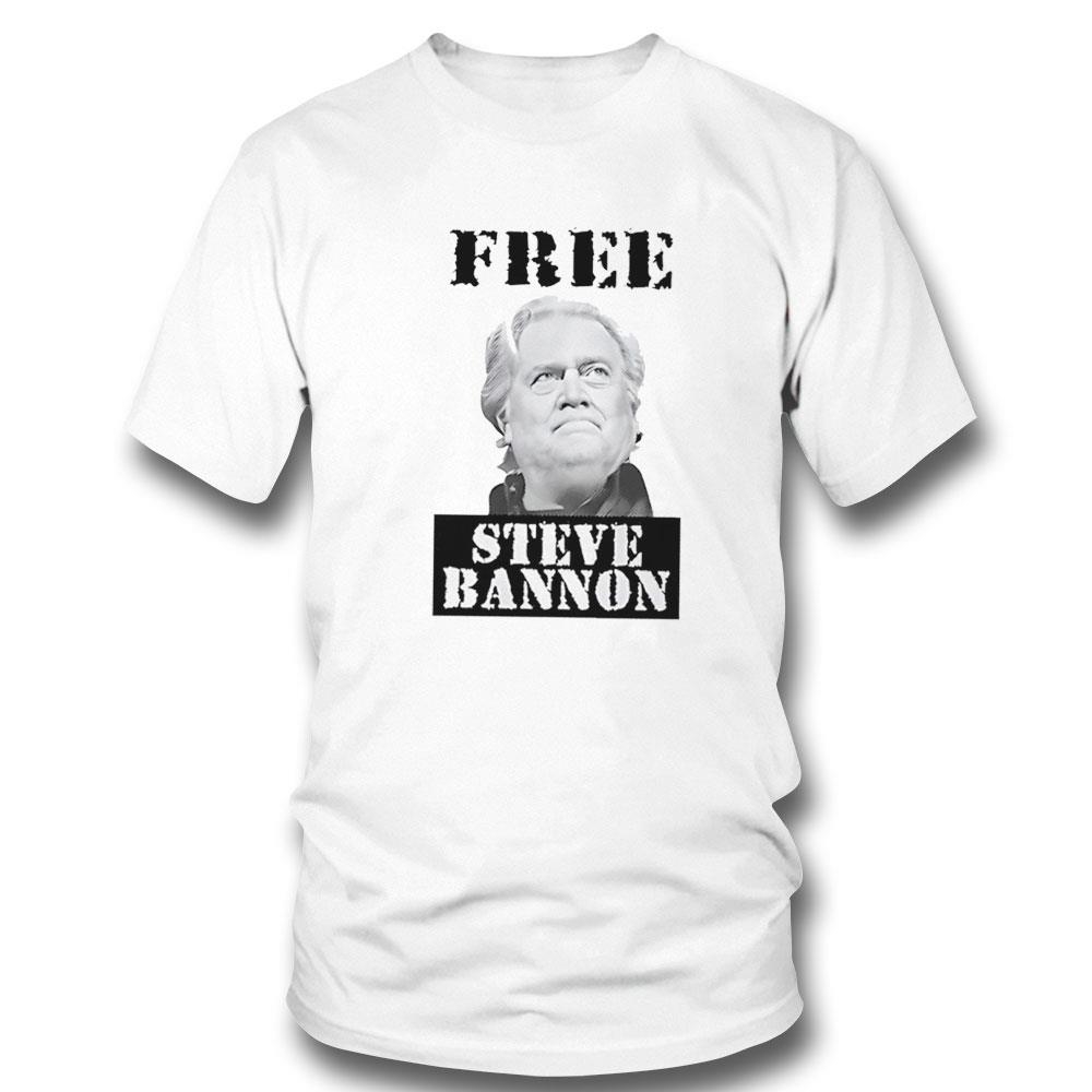 Free Steve Bannon Portrait Shirt Hoodie