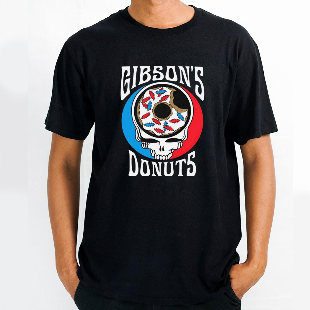 Gibsons Donuts Grateful Dead Logo Shirt Hoodie