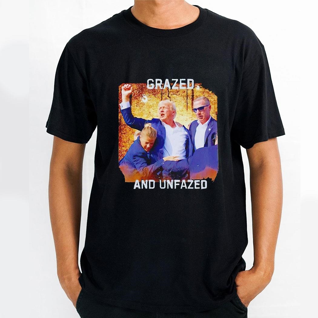 Glazed And Unfazed Trump Fight Shirt