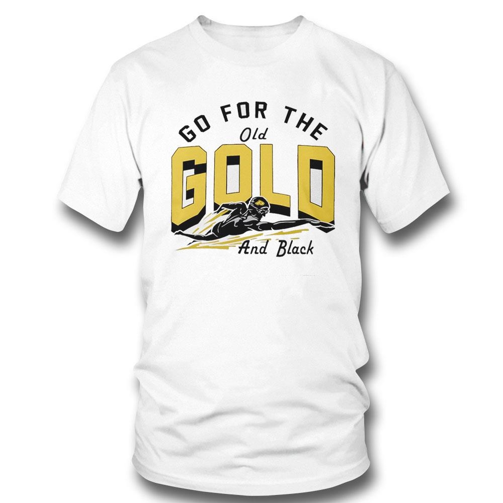 Go For The Old Gold And Black Swim Shirt