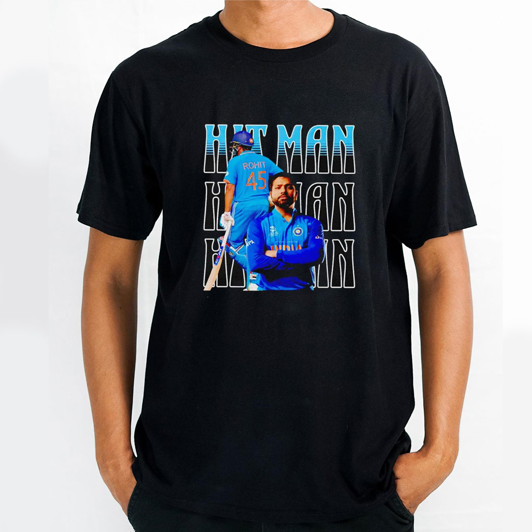 Hit Man Rohit Sharma Cricket Indian Cricket Shirt Hoodie