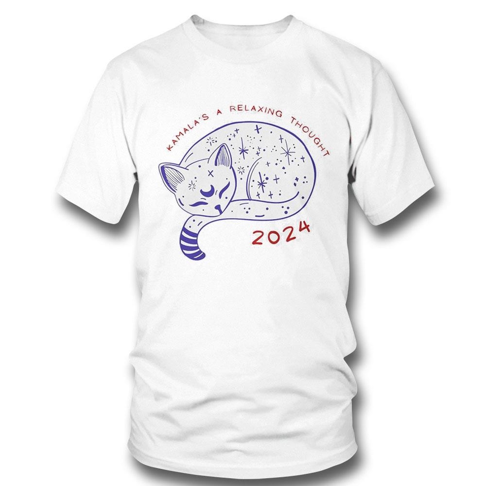 Kamala Harris A Relaxing Thought 2024 Cat Art Shirt Kamala Harris A Relaxing Thought 2024 Cat Art Shirt