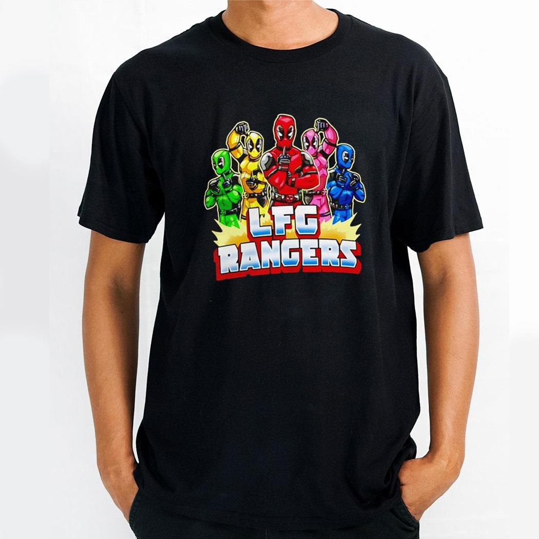 Lfg Rangers Deadpool And Mighty Morphin Power Rangers Shirt Hoodie