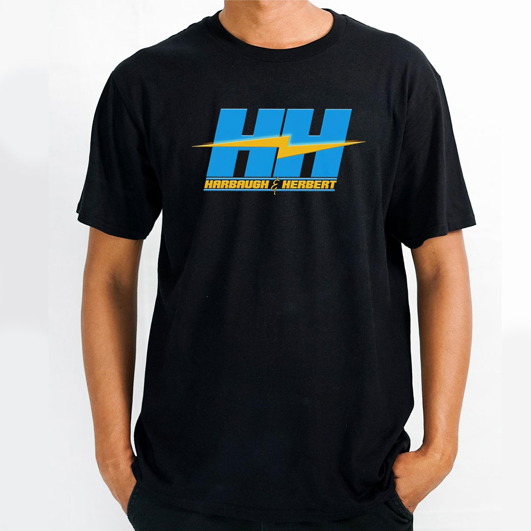 Los Angeles Chargers Hh Harbaugh And Herbert Logo Shirt Hoodie