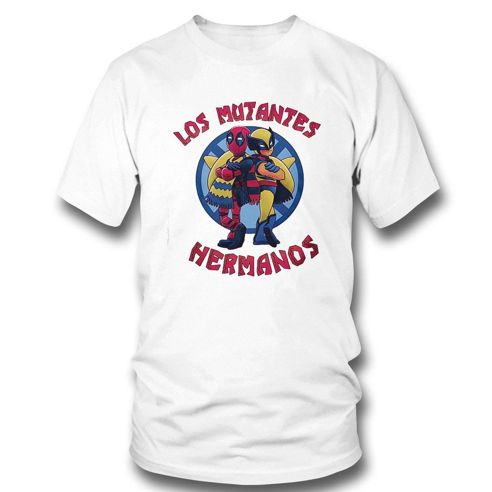 Los Mutantes Hermanos Deadpool And Wolverine In The Style Of Los Pollos Hermanos Shirt
