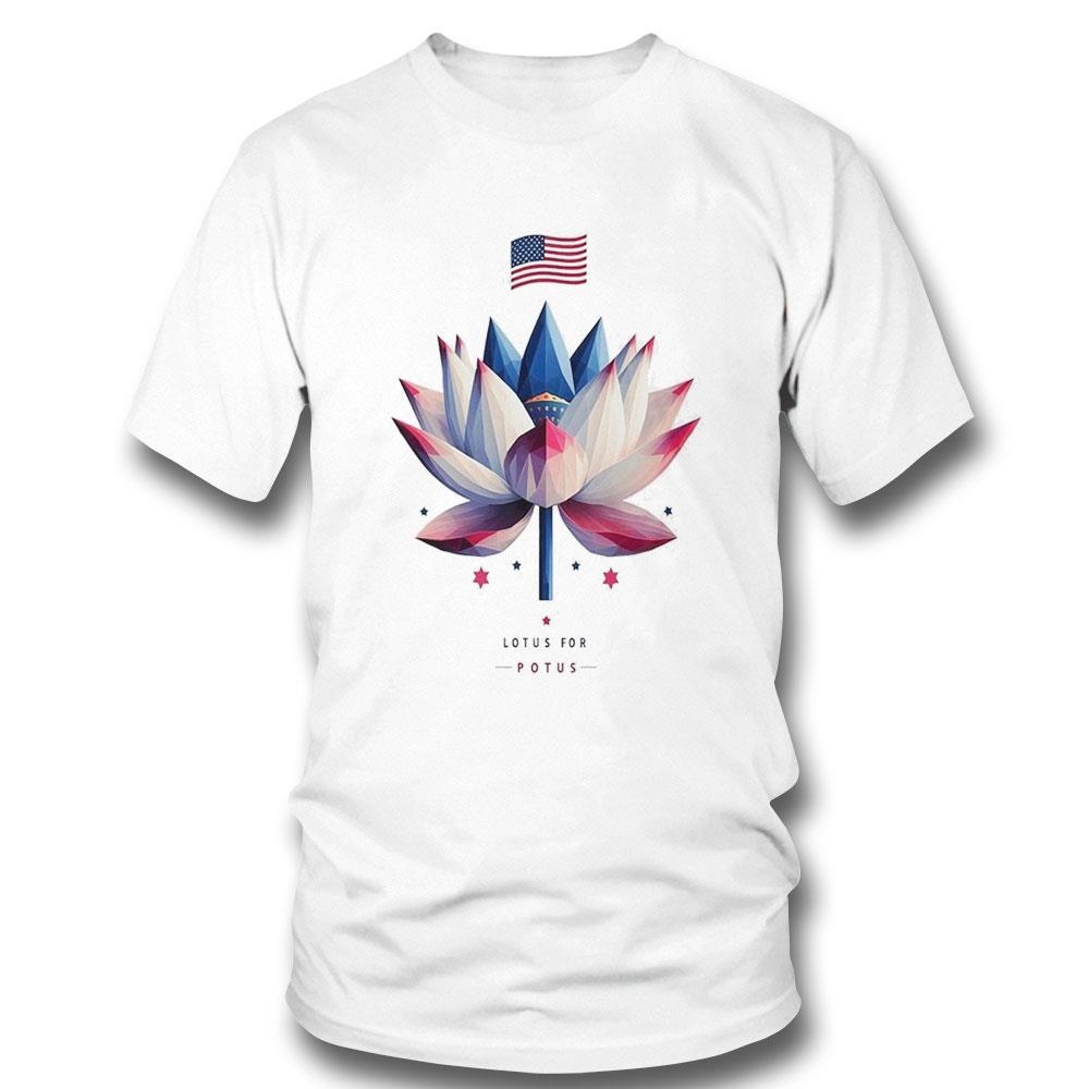 Lotus For Potus American Flag 2024 Shirt Lotus For Potus American Flag 2024 Shirt