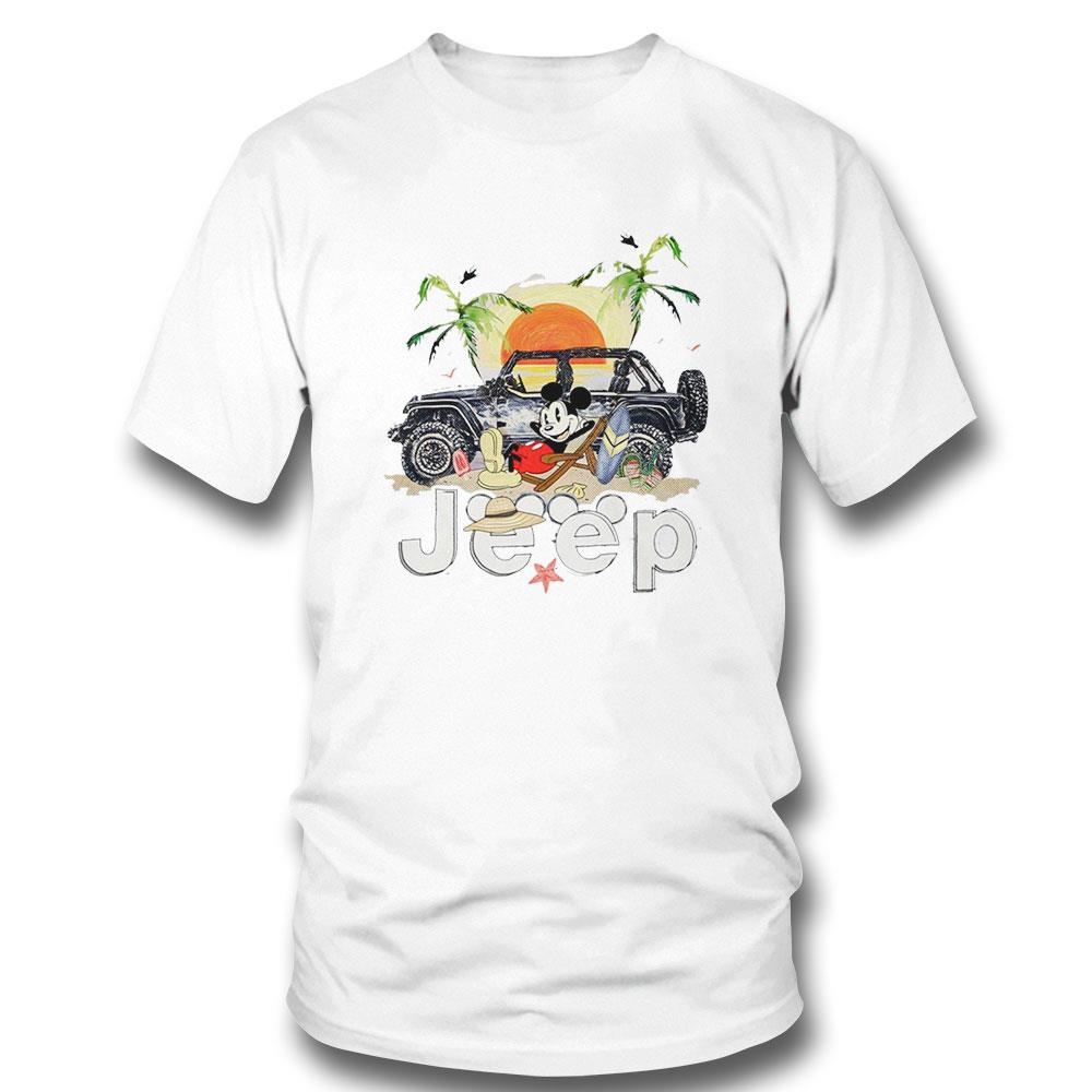Mickey Mouse Jeep Summer Vacation On Beach Shirt Mickey Mouse Jeep Summer Vacation On Beach Shirt