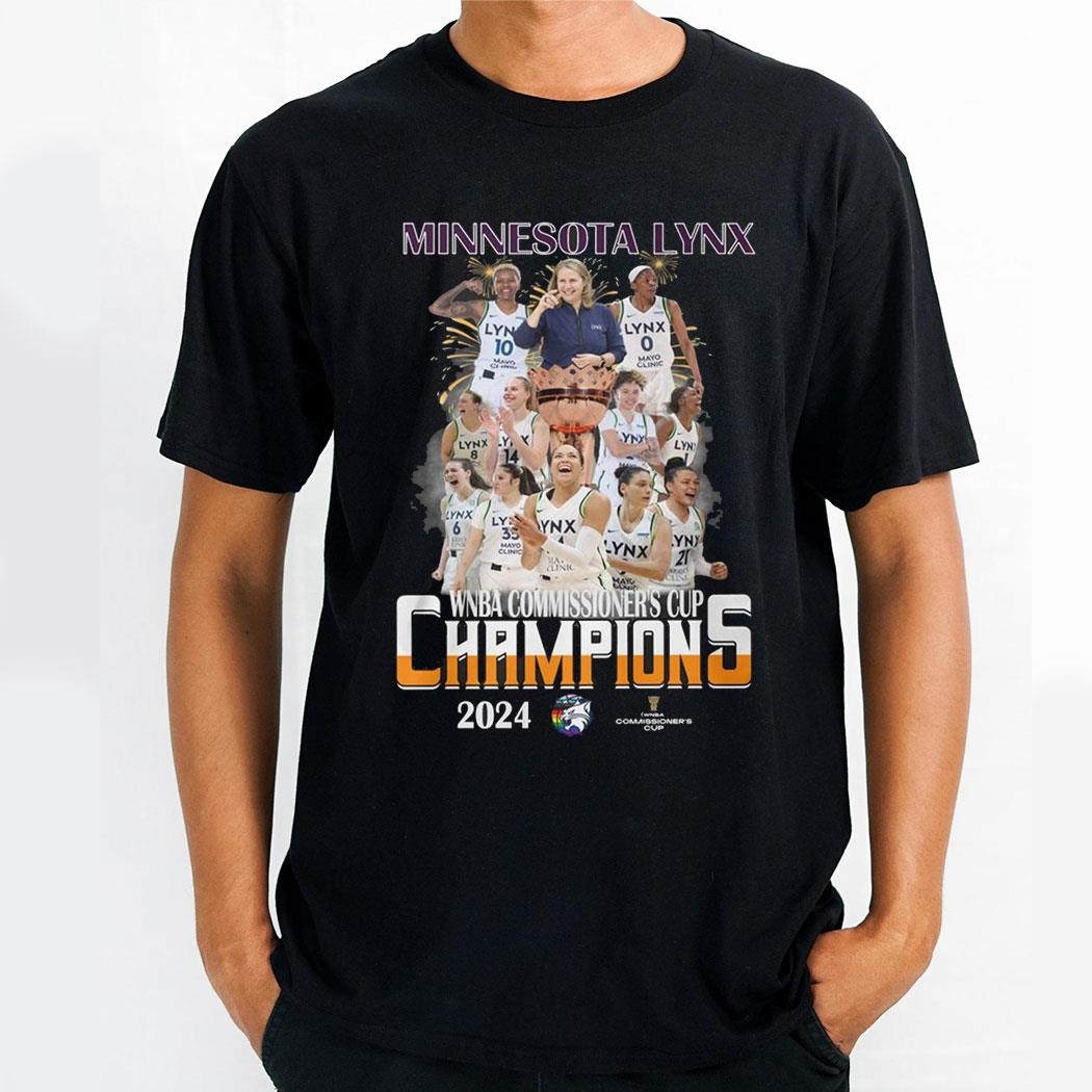 Minnesota Lynx Wnba Commissioners Cup Champions 2024 Shirt