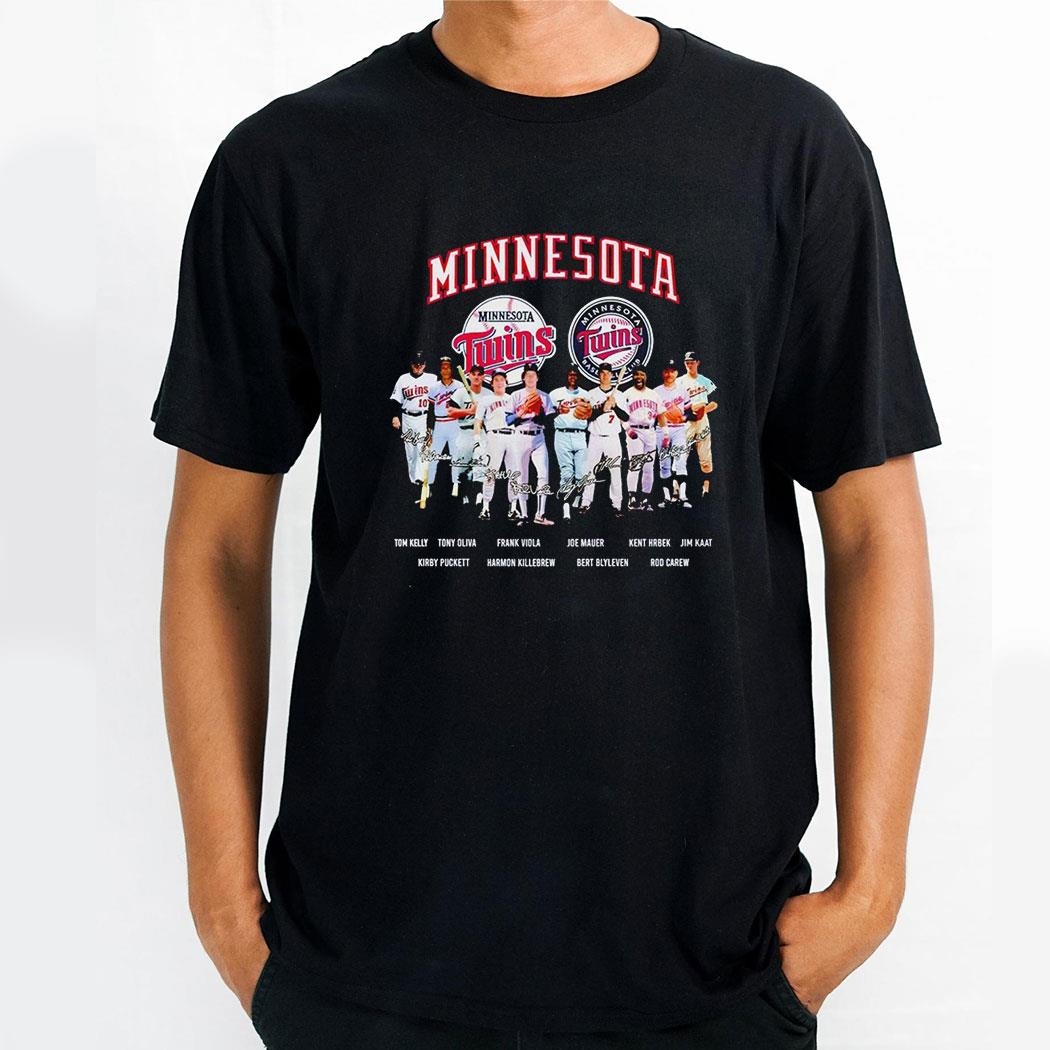Mlb Minnesota Twins Baseball Team Signatures 2024 Shirt Mlb Minnesota Twins Baseball Team Signatures 2024 Shirt