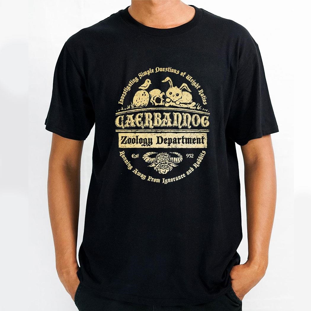 Monty Python And The Holy Grail Caerbannog Zoology Department Logo Shirt