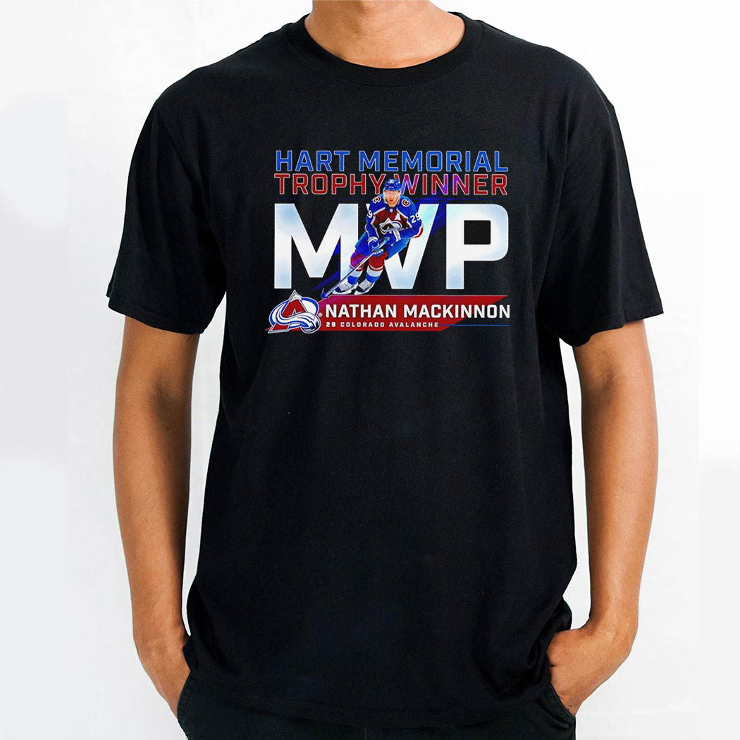 Nathan Mackinnon Colorado Avalanche 2024 Hart Memorial Trophy Winner Mvp Shirt Hoodie