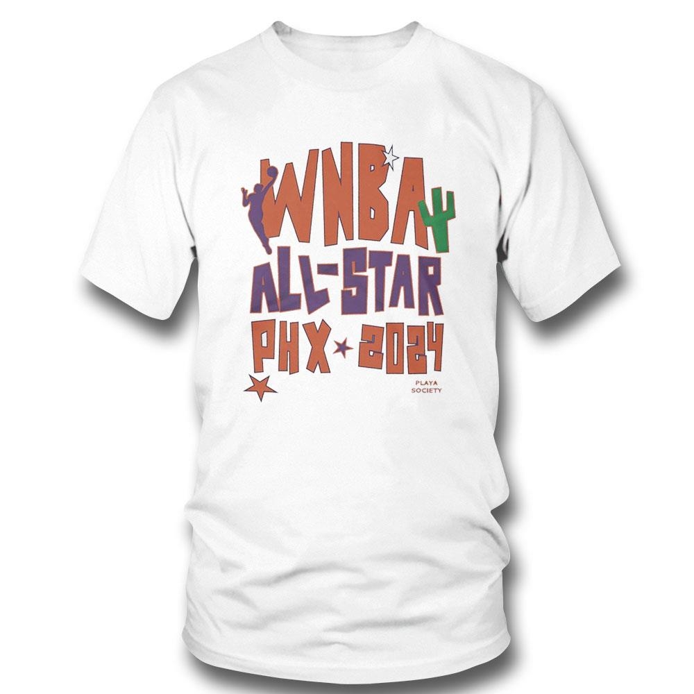 Playa Society 2024 Wnba All Star Phx 2024 Vintage Shirt Hoodie