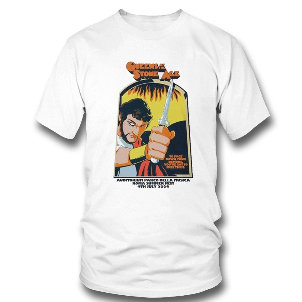 Queens Of The Stone Age 2024 Roma Summer Fesshirt