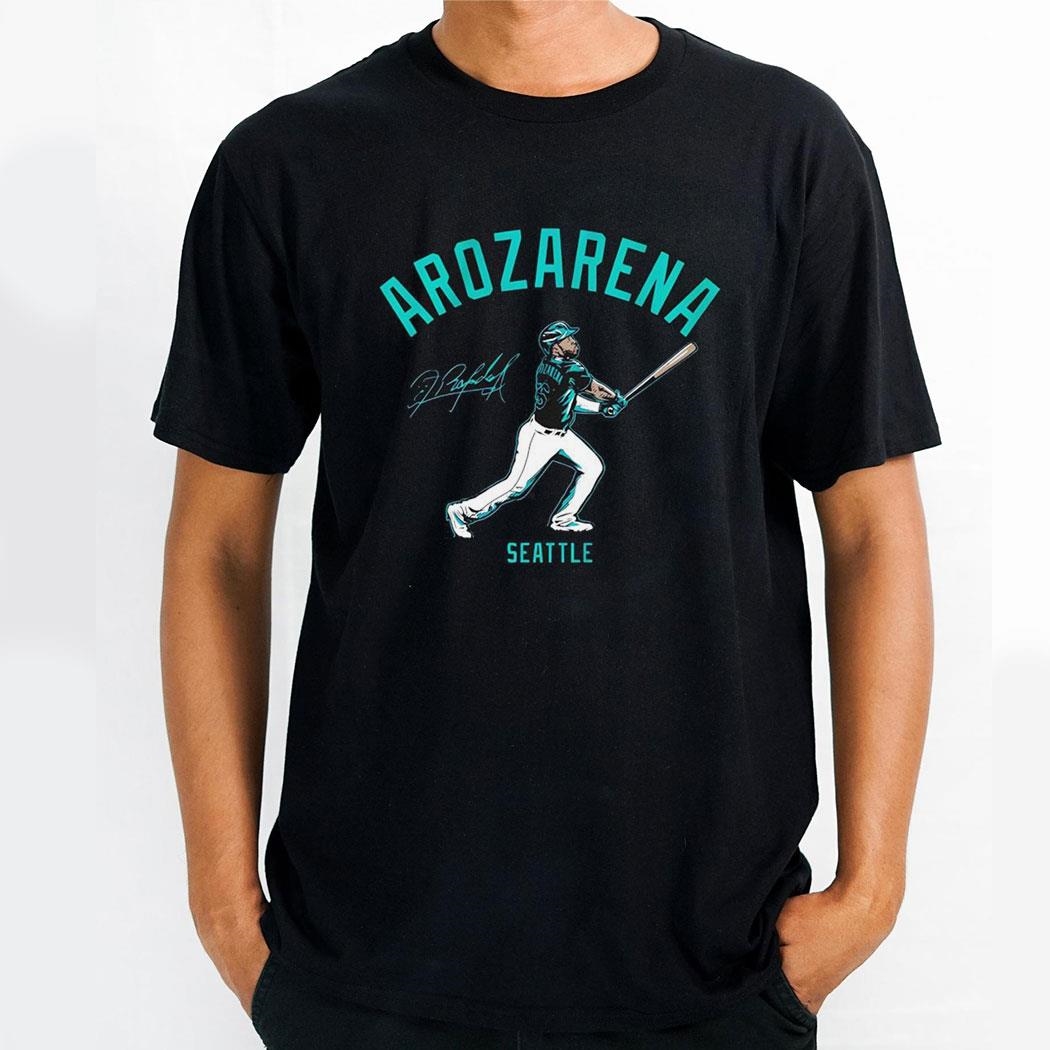Randy Arozarena Seattle Mariners Swing Signature 2024 Shirt