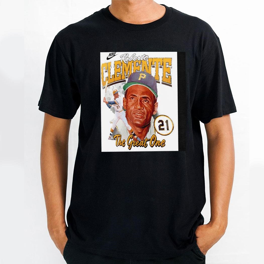 Roberto Clemente Pittsburgh Pirates Nike The Great One 21 Shirt Hoodie