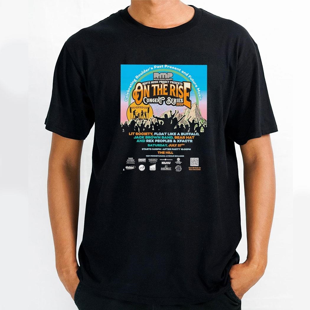 Roots Music Project Presents On The Rise Concert Series 2024 Poster Shirt