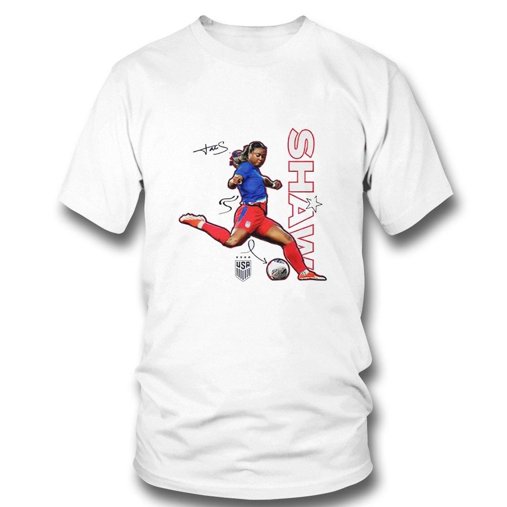 San Diego Wave Fc Jaedyn Shaw Soccer Player Signature Shirt