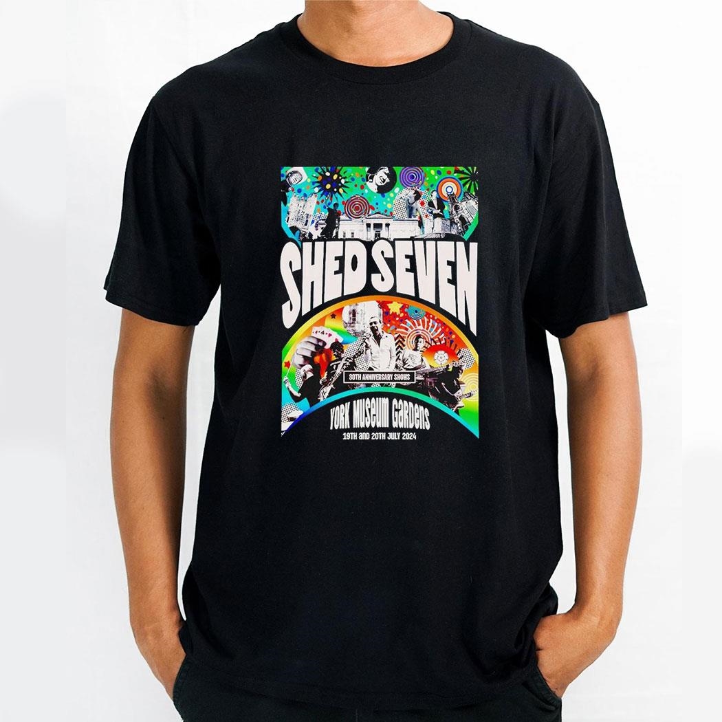 Shed Seven Museum Gardens 30th Anniversary Event Shirt