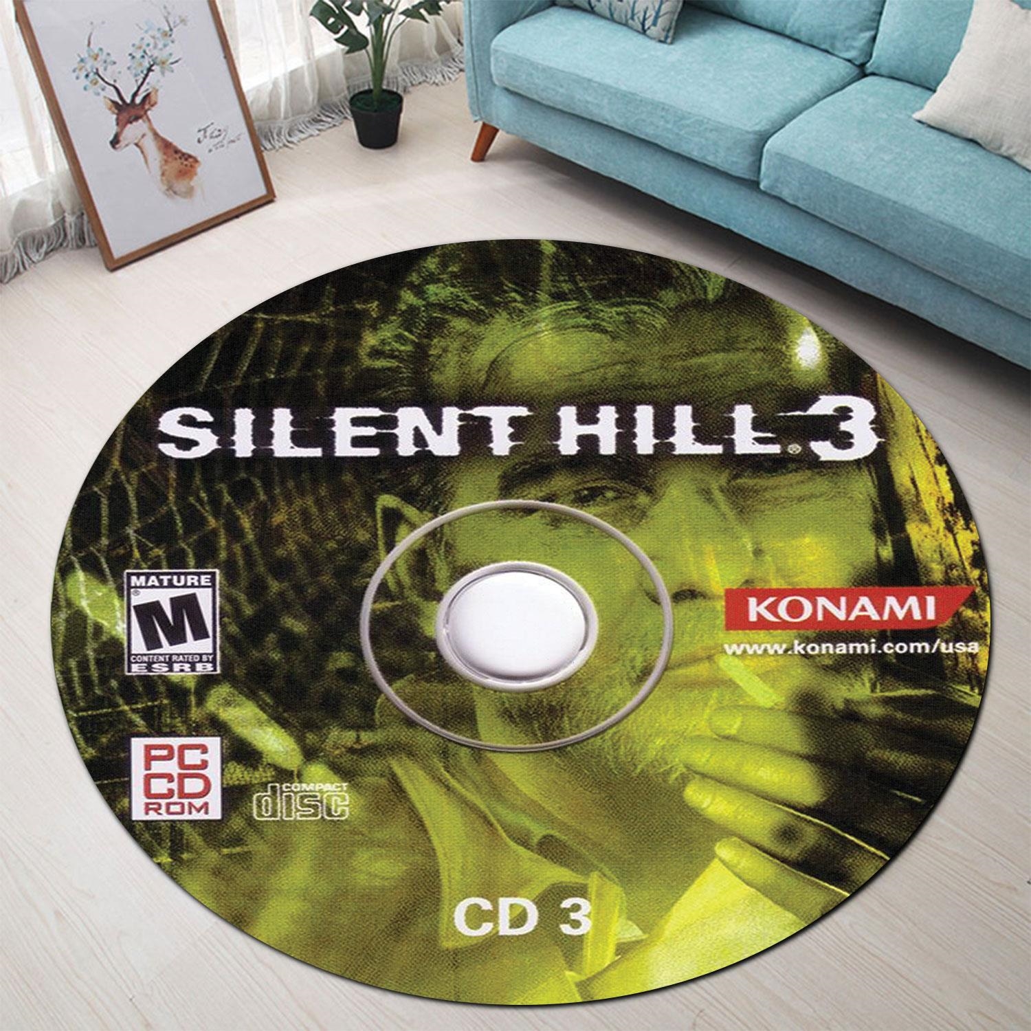 Silent Hill 3 Cd 3 Round Rug Carpet
