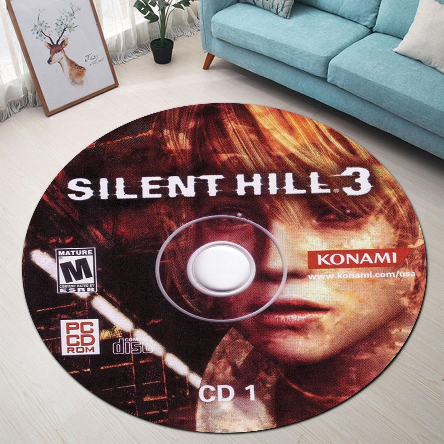 Silent Hill 3 Cd1 Disc Round Rug Carpet