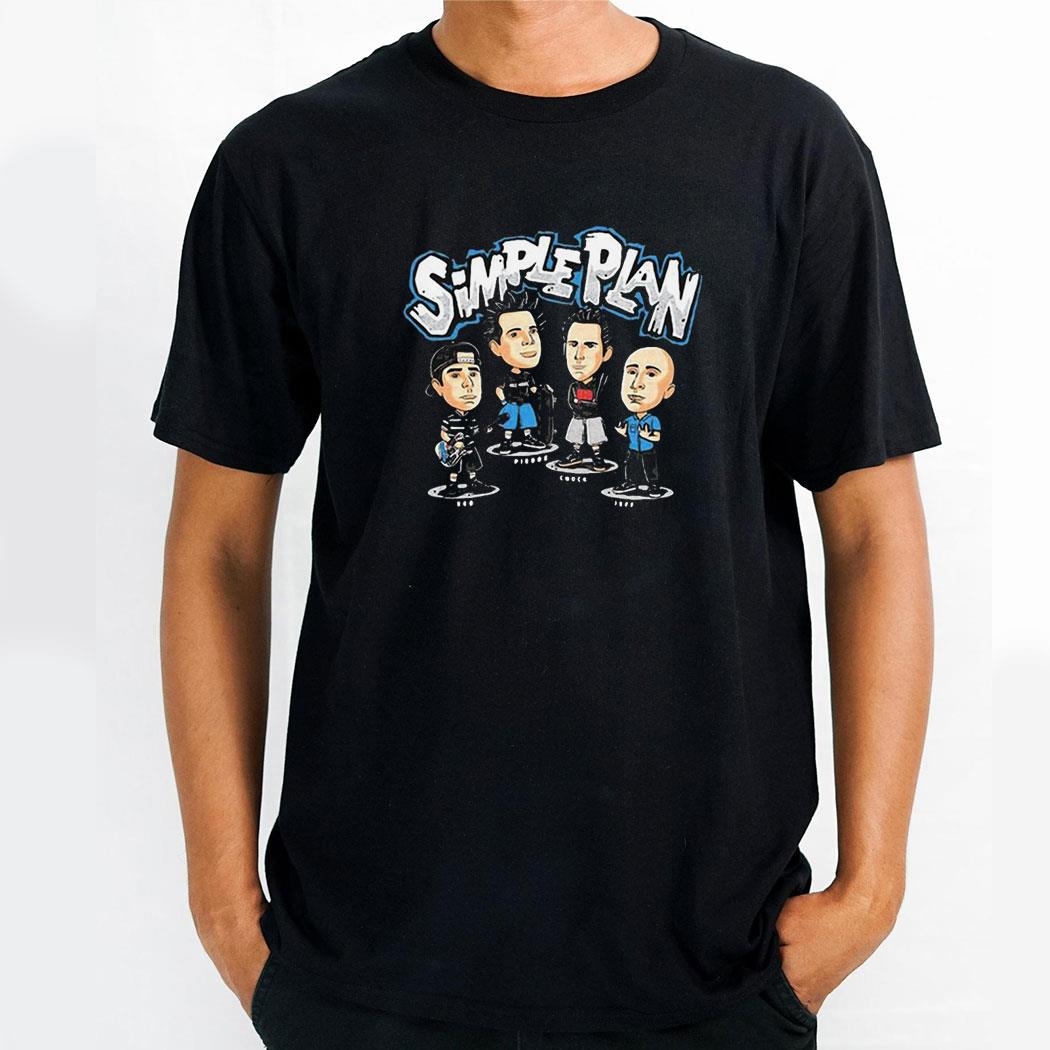 Simple Plan Bobbleheads Limited 2024 Shirt