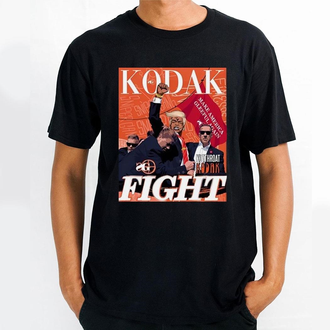 Sniper Gang Kodak Fight Kutthroat Kodak Make America Gleeful Again Shirt