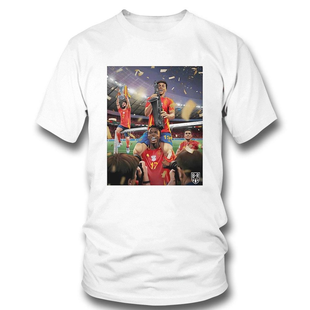 Spain Football Team Win Euro 2024 Photo Shirt Hoodie