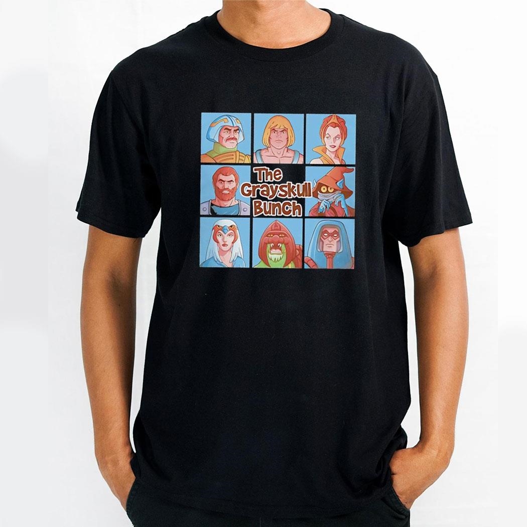 The Grayskull Bunch Masters Of The Universe In The Style Of The Brady Bunch Shirt Hoodie