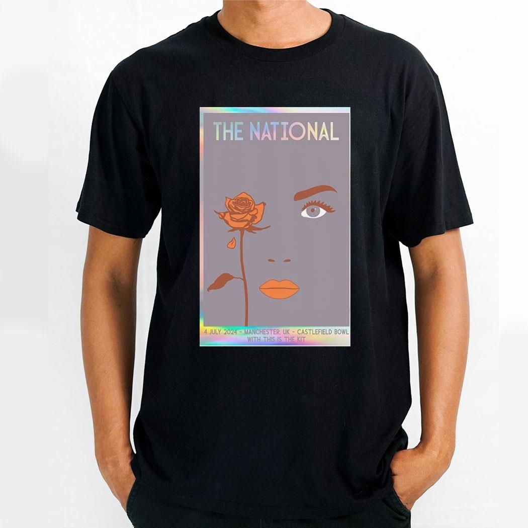 The National July 4 2024 Castlefield Bowl Manchester Uk Poster Shirt