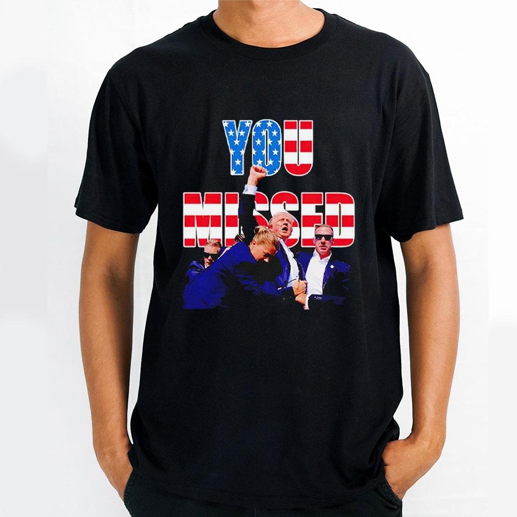 Tom Macdonald You Missed Trump Shooting Shirt Hoodie