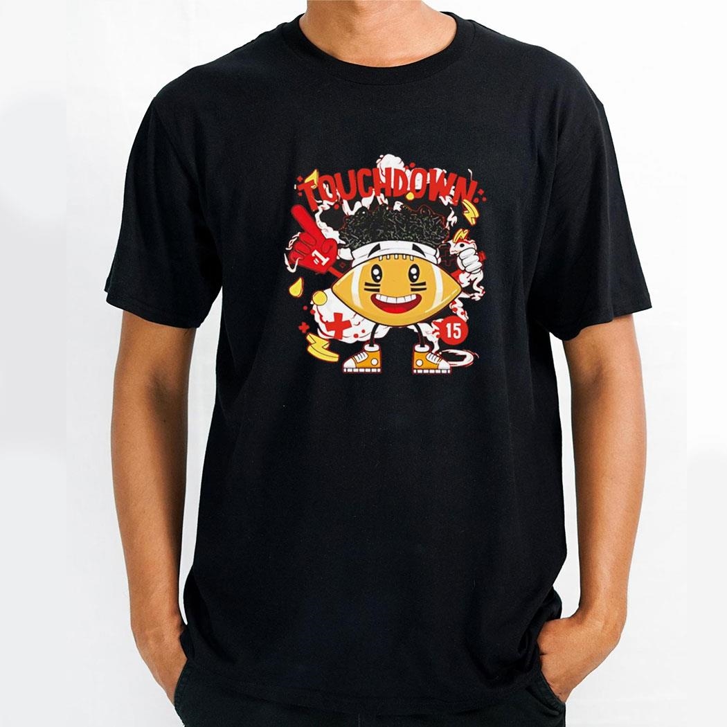 Touchdown Patrick Mahomes Kansas City Chiefs Football Shirt