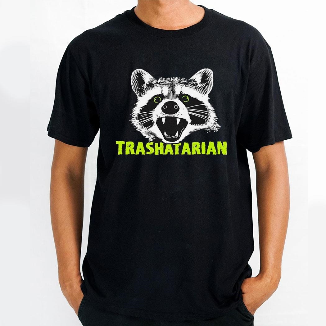 Trashatarian Raccoon Art Shirt