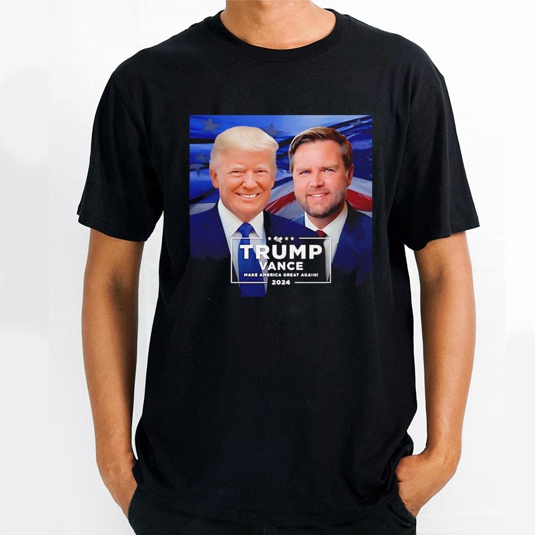 Trump And Vance Make America Great Again 2024 Photo Shirt