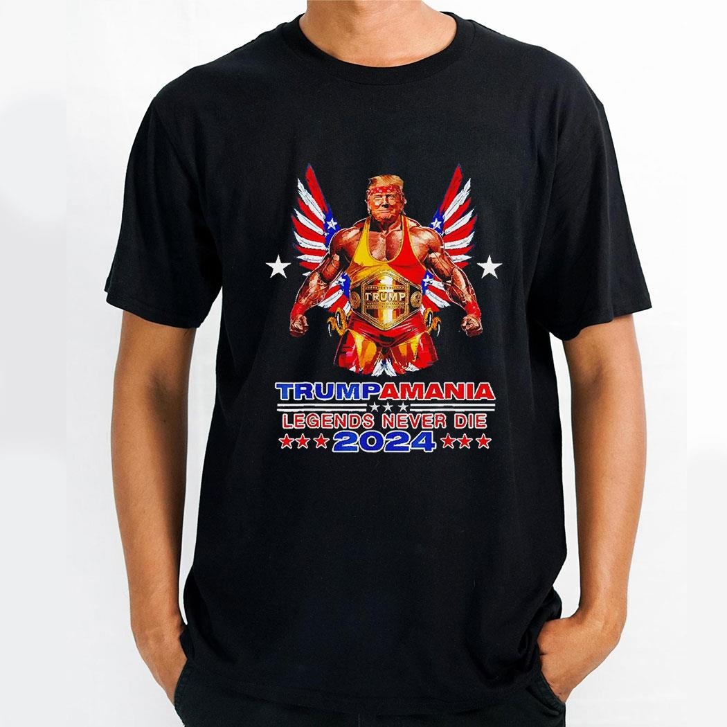 Trump Republican Convention Wrestling Legends Never Die 2024 Shirt
