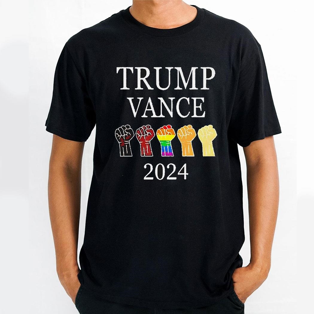Trump Vance 2024 President Trump Lgbt Hand Shirt Hoodie