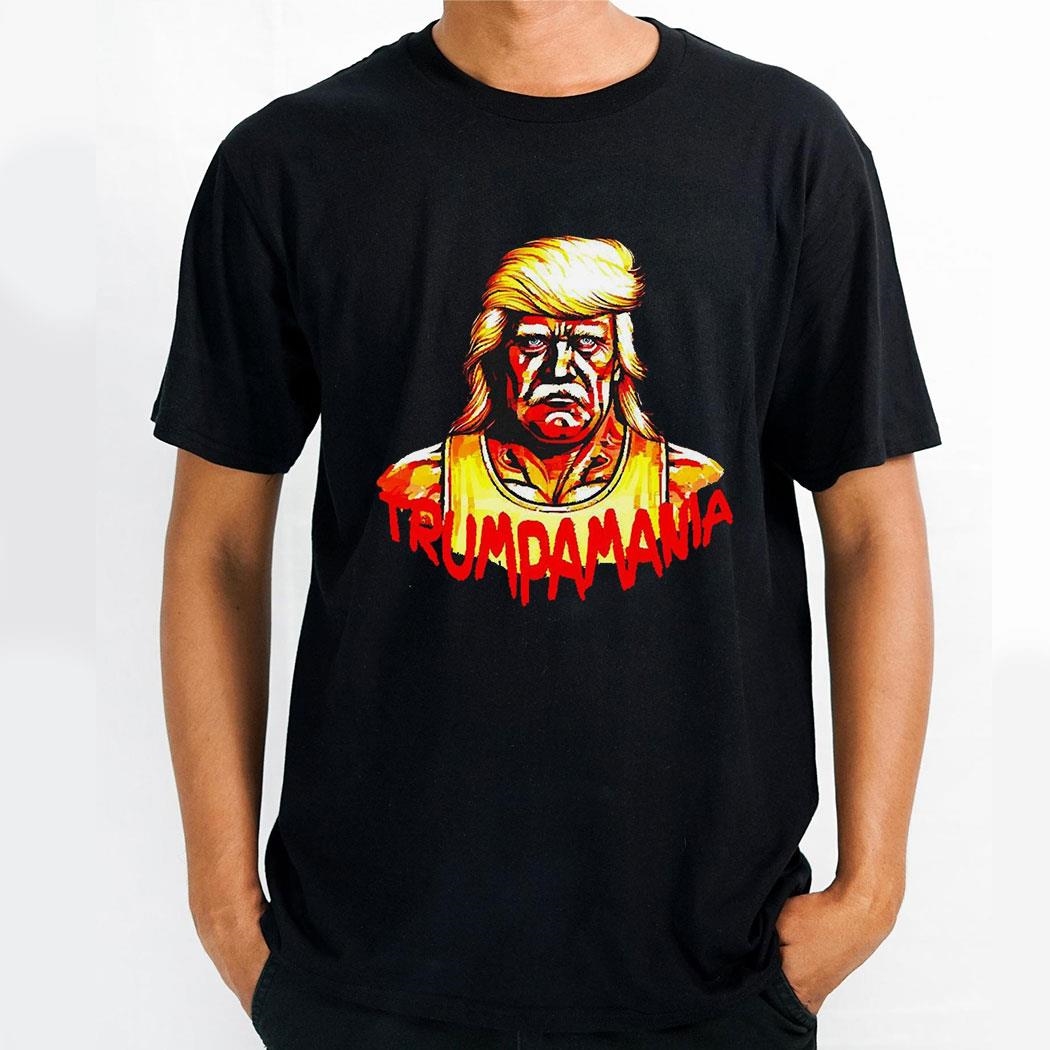 Trumpamania Trump 2024 Trump Wrestling Meme Fake News Shirt