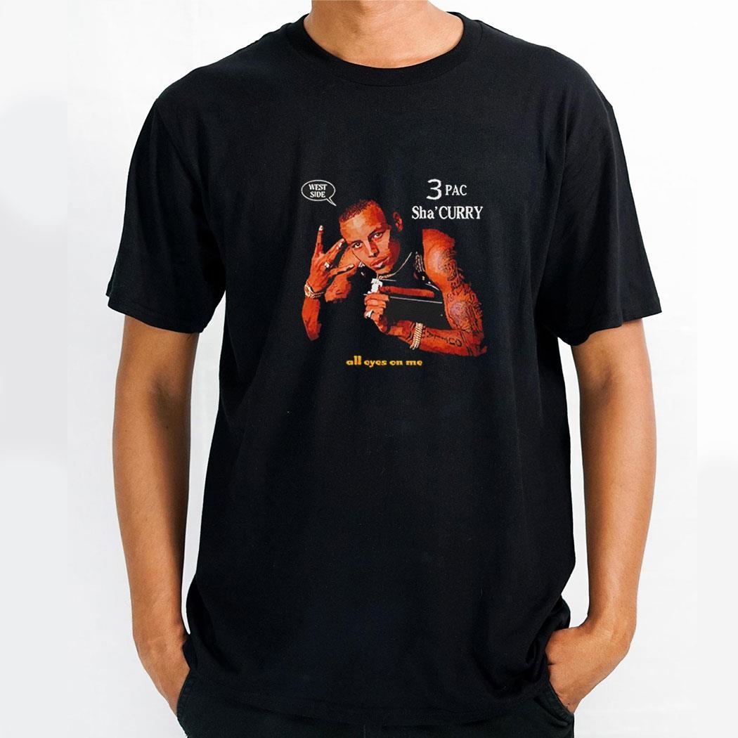 West Side 3 Pac Sha Curry Parody Shirt