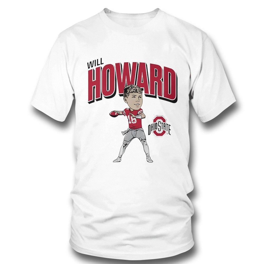 Will Howard Ohio State Buckeyes Caricature 2024 Shirt