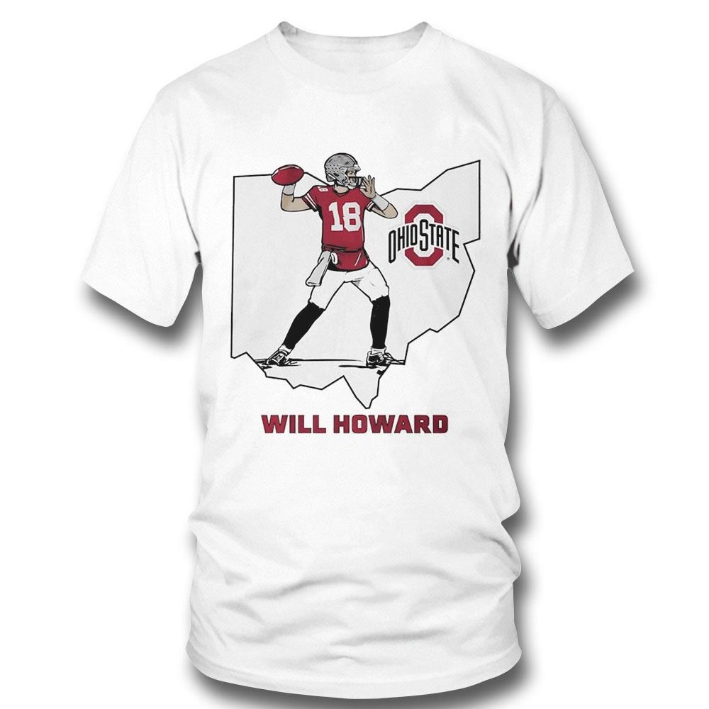 Will Howard Ohio State Buckeyes State Star 2024 Shirt