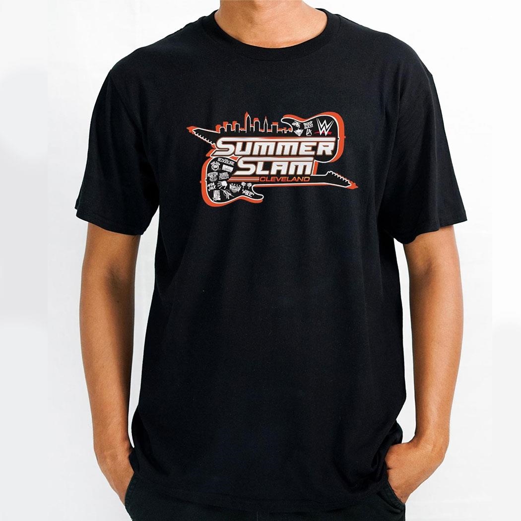Wwe Is Holding A Summer Slam Cleveland Logo Shirt