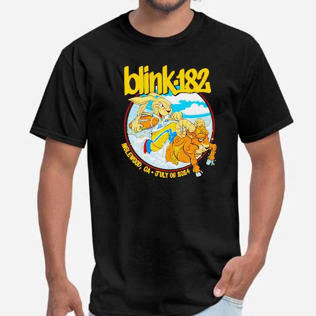 Blink 182 Inglewood Ca July 6 2024 Shirt Hoodie