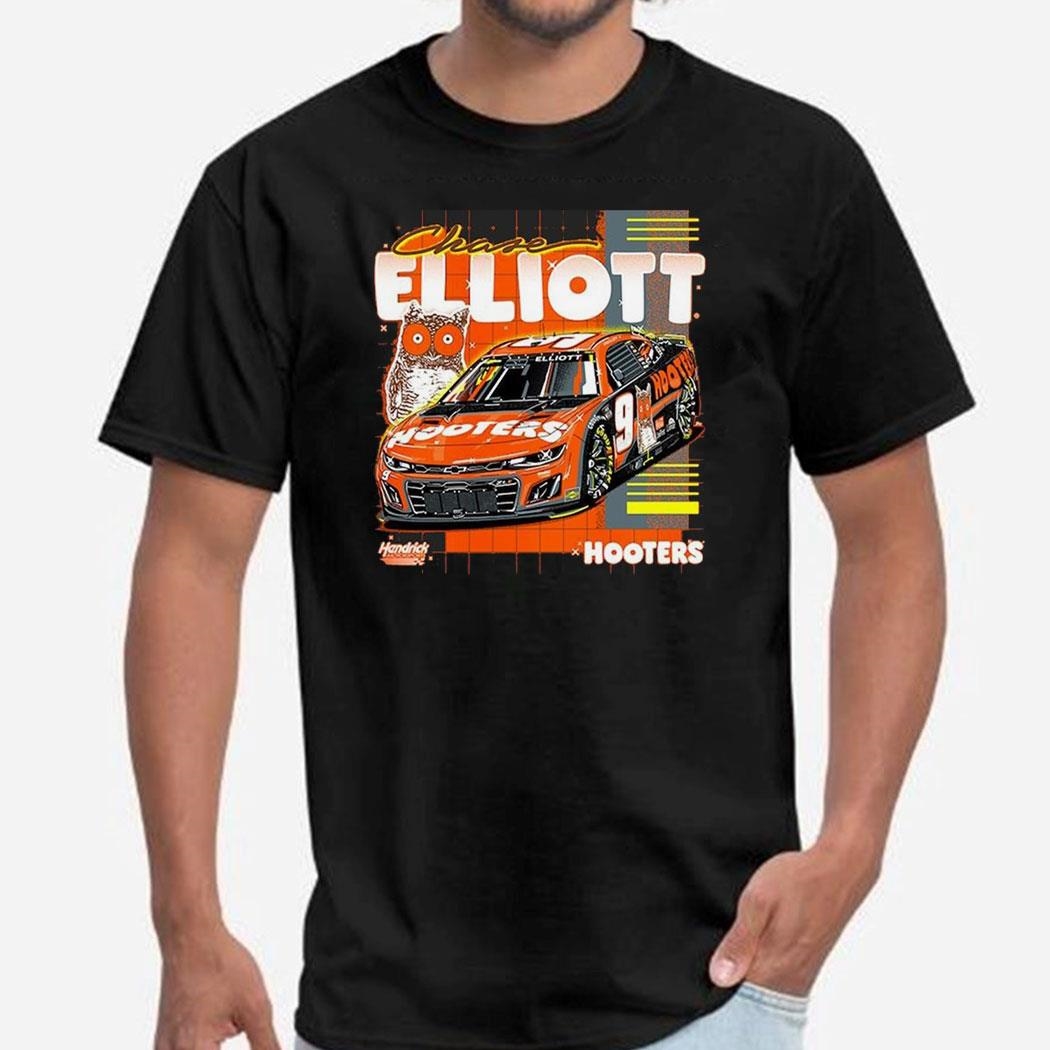 Chase Elliott Richard Childress Racing Team Collection Hooters Shirt Hoodie
