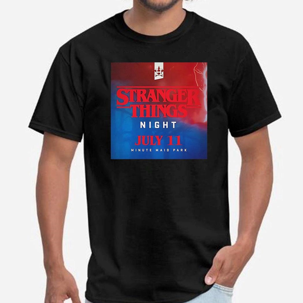 Houston Astros Stranger Things Night July 11 Minute Maid Park Poster Shirt