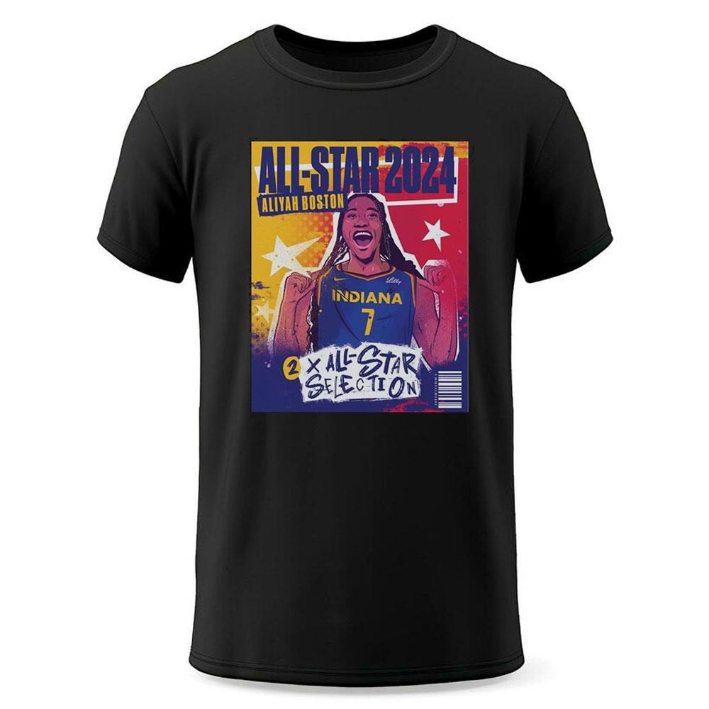 Indiana Fever Aliyah Boston All Star Selection 2024 Shirt Indiana Fever Aliyah Boston All Star Selection 2024 Shirt