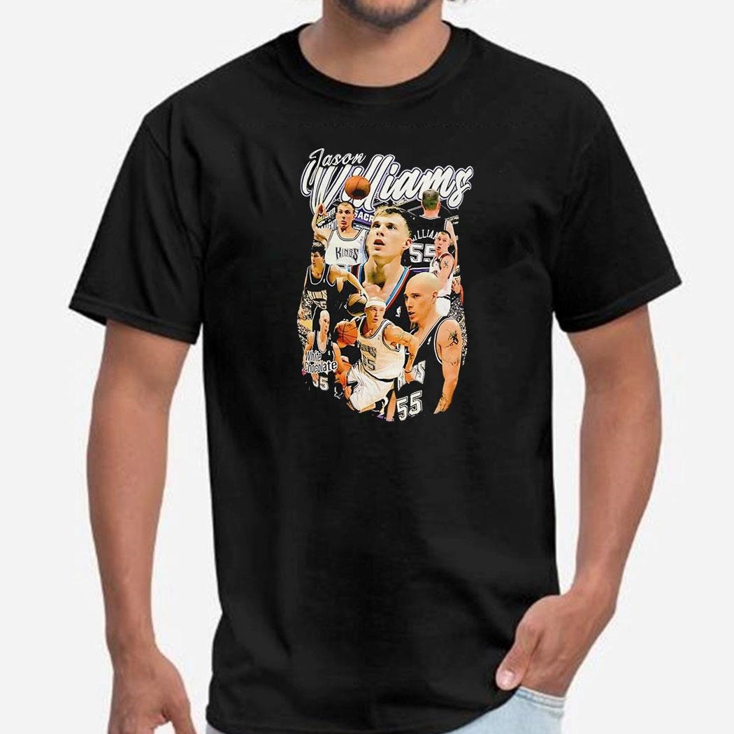 Jason Williams Sacramento Kings Basketball Graphic Shirt