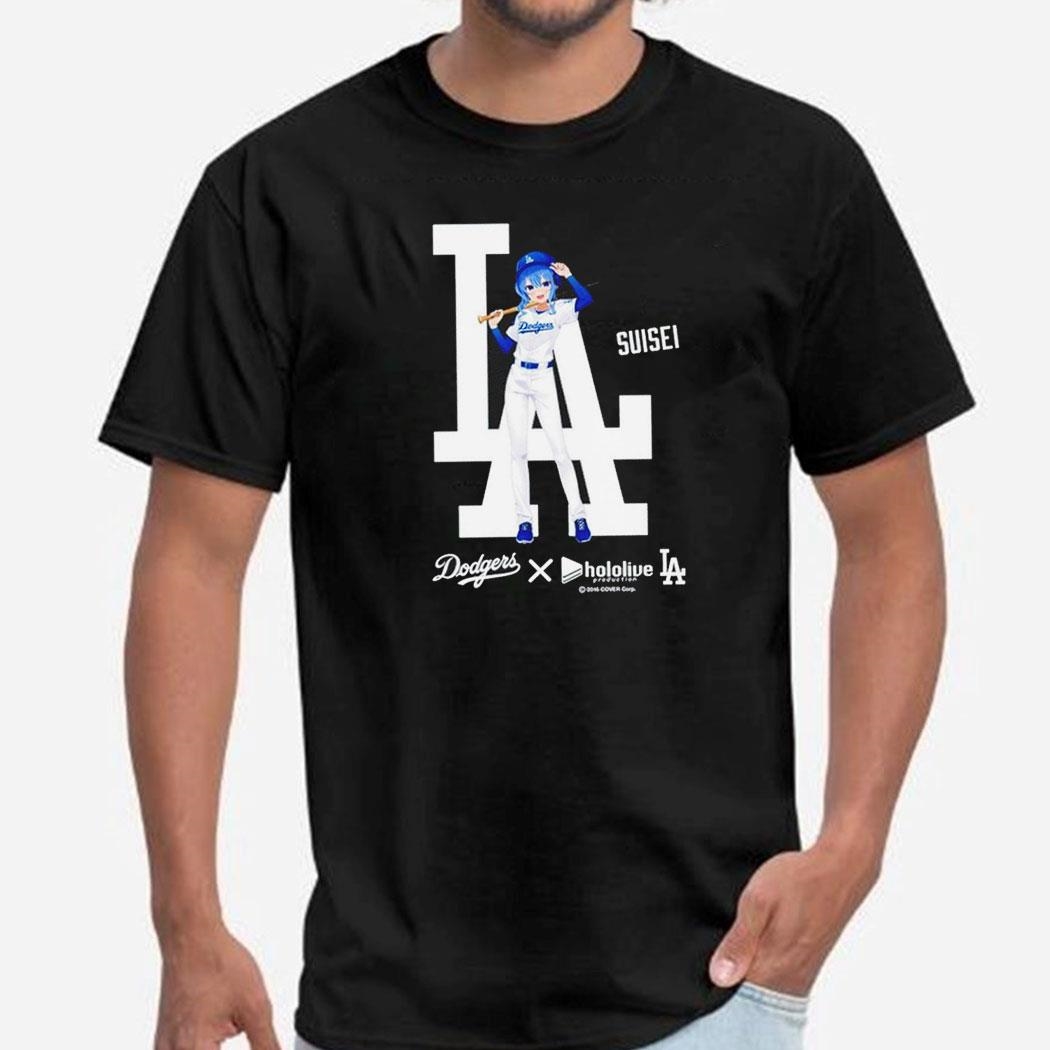 Los Angeles Dodgers Hololive Night Suisei Shirt Hoodie