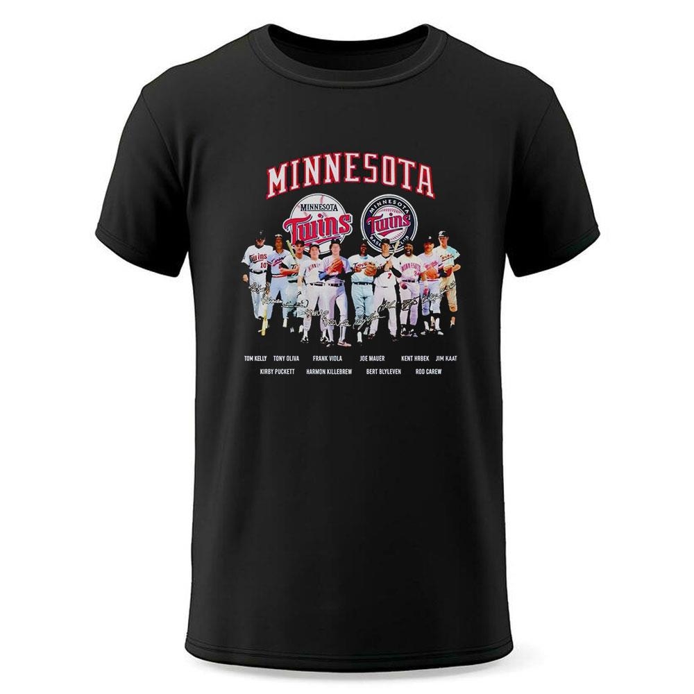 Mlb Minnesota Twins Baseball Team Signatures 2024 Shirt Mlb Minnesota Twins Baseball Team Signatures 2024 Shirt
