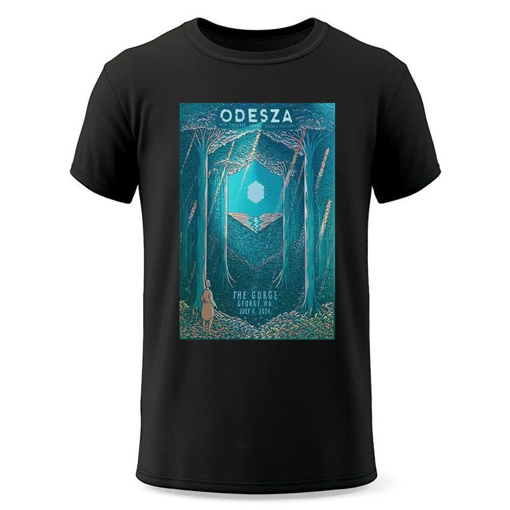 Odesza July 4 2024 Gorge Amphitheatre George Wa Poster Shirt Odesza July 4 2024 Gorge Amphitheatre George Wa Poster Shirt