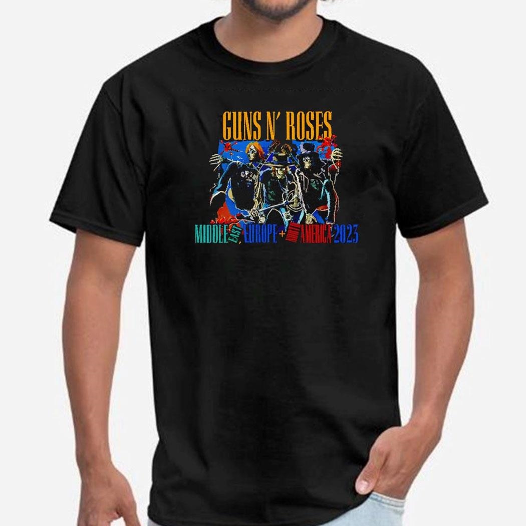 The 2023 World Tour Guns N Roses Shirt Hoodie
