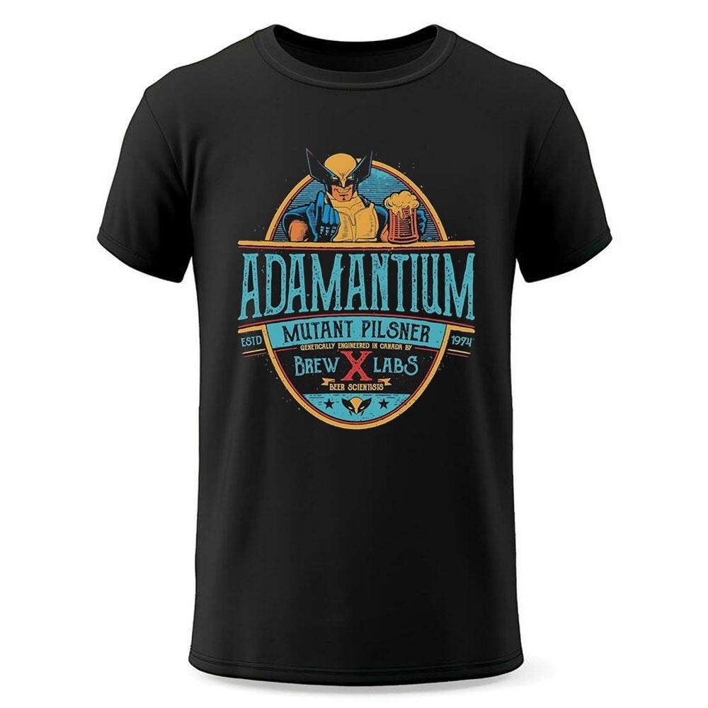 Wolverine Adamantium Mutant Pilsner Beer Logo Shirt Wolverine Adamantium Mutant Pilsner Beer Logo Shirt